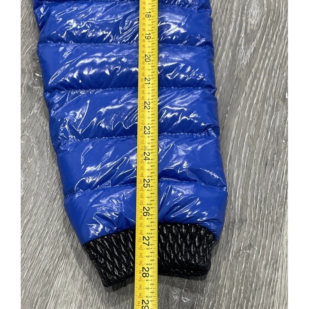 Robert Phillips EST. 1988 Authentic Manufactured Black/Blue Puffer Jacket Mens L - Picture 7 of 9